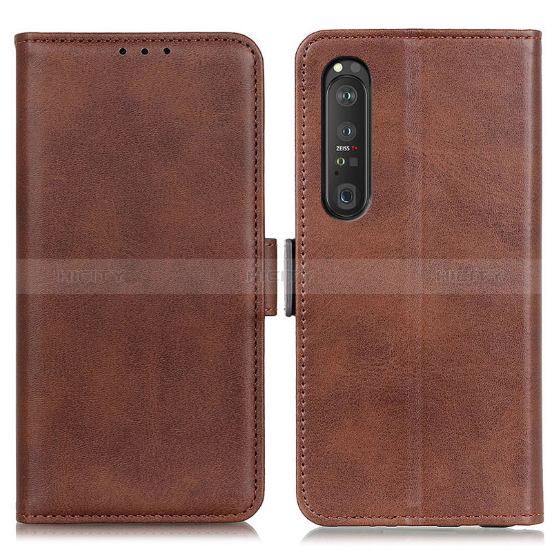 Custodia Portafoglio In Pelle Cover con Supporto M15L per Sony Xperia 1 III