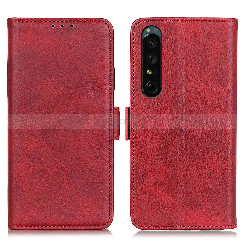 Custodia Portafoglio In Pelle Cover con Supporto M15L per Sony Xperia 1 IV