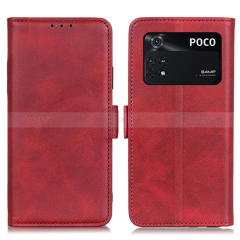 Custodia Portafoglio In Pelle Cover con Supporto M15L per Xiaomi Poco M4 Pro 4G