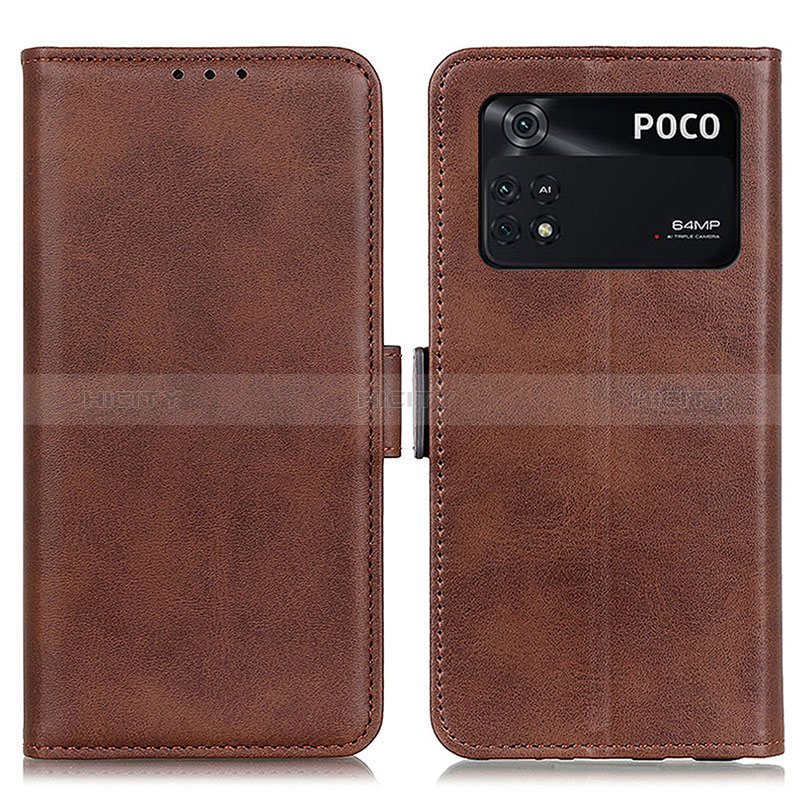 Custodia Portafoglio In Pelle Cover con Supporto M15L per Xiaomi Poco M4 Pro 4G