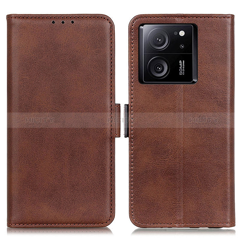 Custodia Portafoglio In Pelle Cover con Supporto M15L per Xiaomi Redmi K60 Ultra 5G Marrone