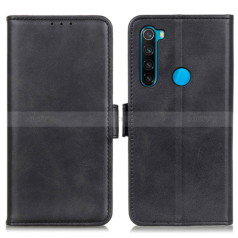 Custodia Portafoglio In Pelle Cover con Supporto M15L per Xiaomi Redmi Note 8 (2021) Nero