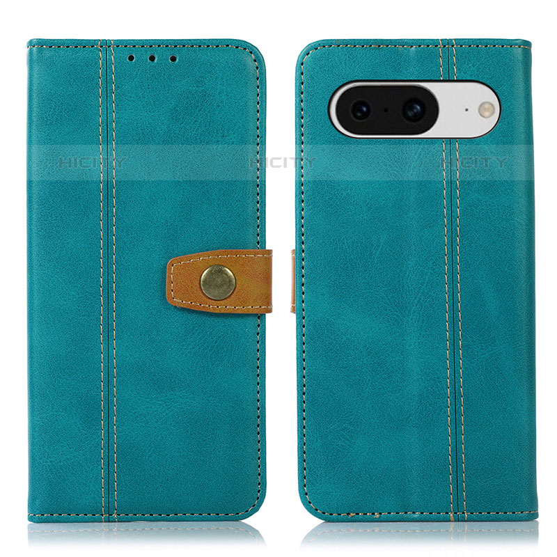 Custodia Portafoglio In Pelle Cover con Supporto M16L per Google Pixel 8 5G Verde