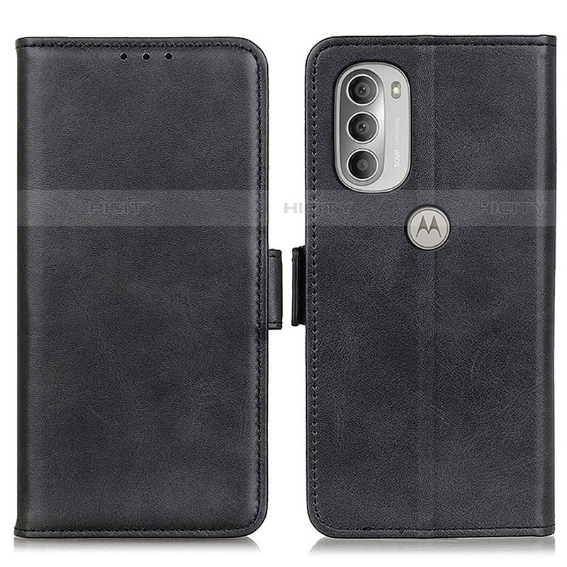 Custodia Portafoglio In Pelle Cover con Supporto M16L per Motorola Moto G51 5G Nero