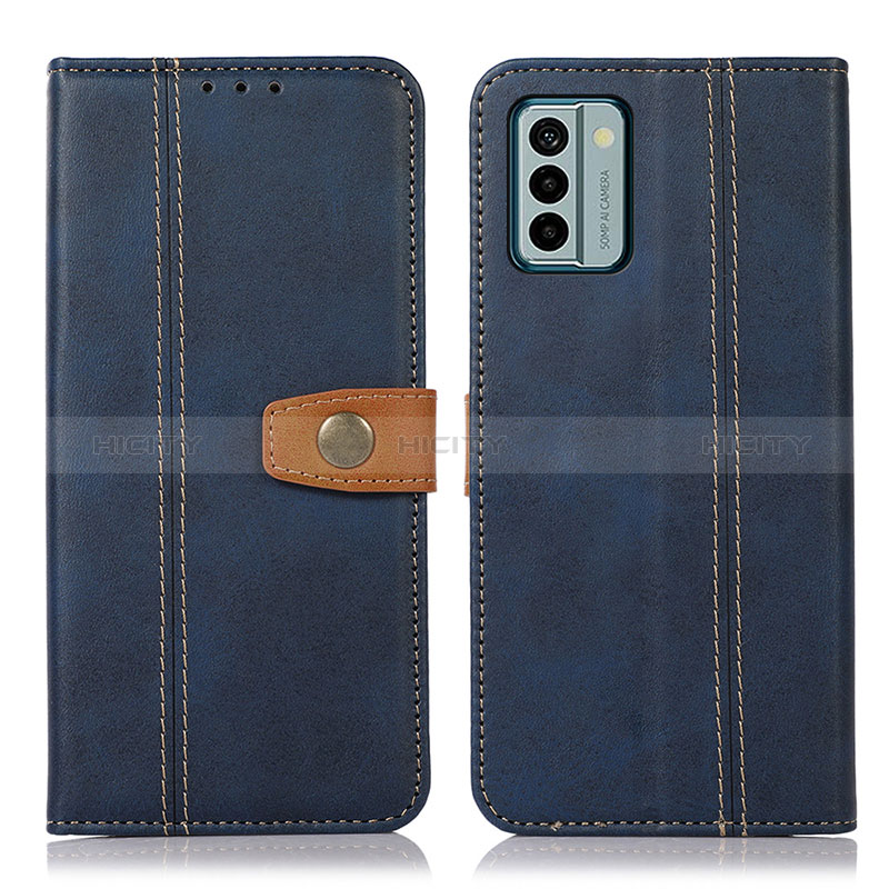 Custodia Portafoglio In Pelle Cover con Supporto M16L per Nokia G22 Blu