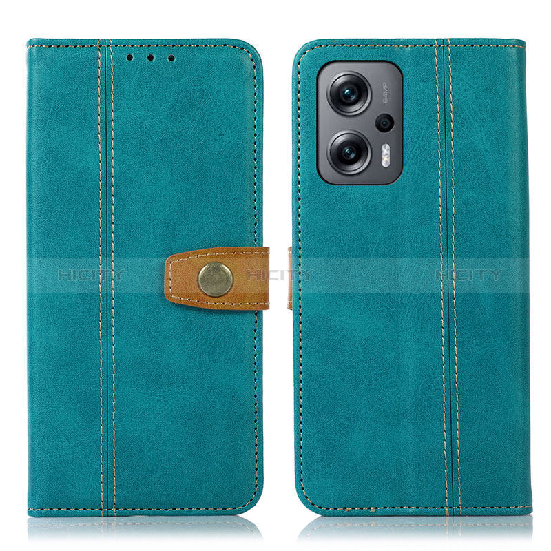 Custodia Portafoglio In Pelle Cover con Supporto M16L per Xiaomi Redmi K50i 5G Verde