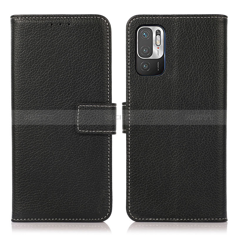 Custodia Portafoglio In Pelle Cover con Supporto M16L per Xiaomi Redmi Note 10 5G Nero