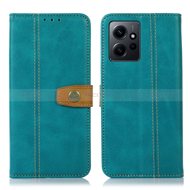 Custodia Portafoglio In Pelle Cover con Supporto M16L per Xiaomi Redmi Note 12 4G Verde