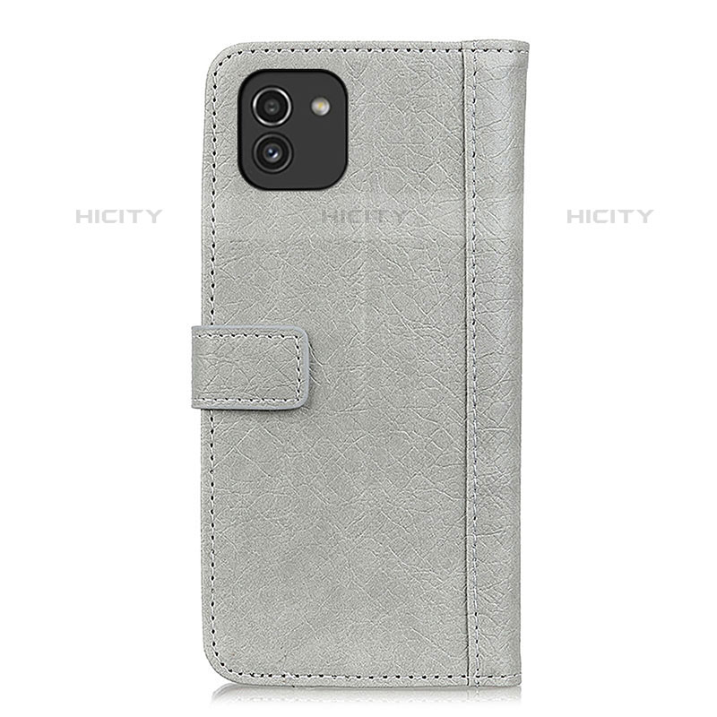 Custodia Portafoglio In Pelle Cover con Supporto ML10 per Samsung Galaxy A03