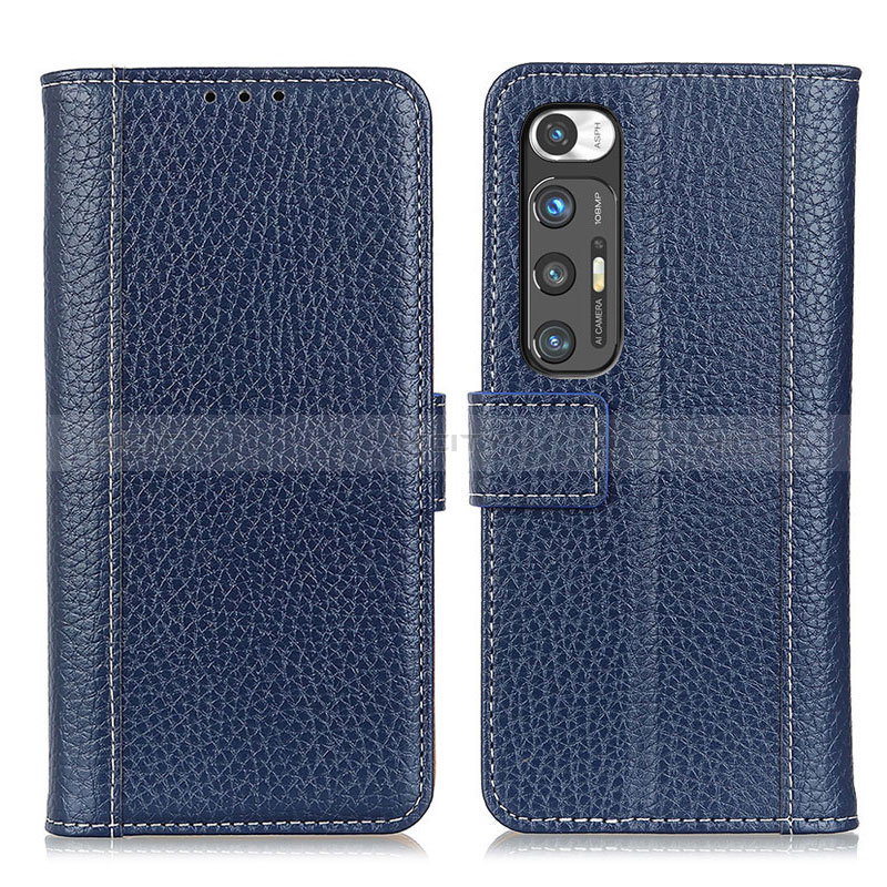 Custodia Portafoglio In Pelle Cover con Supporto ML14 per Xiaomi Mi 10S 5G Blu