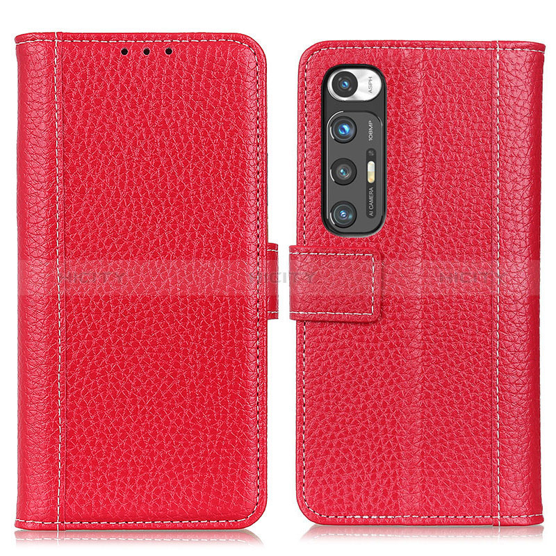 Custodia Portafoglio In Pelle Cover con Supporto ML14 per Xiaomi Mi 10S 5G Rosso