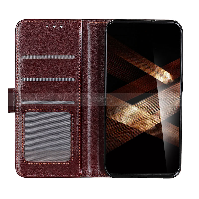 Custodia Portafoglio In Pelle Cover con Supporto ML7 per Huawei Honor X6a