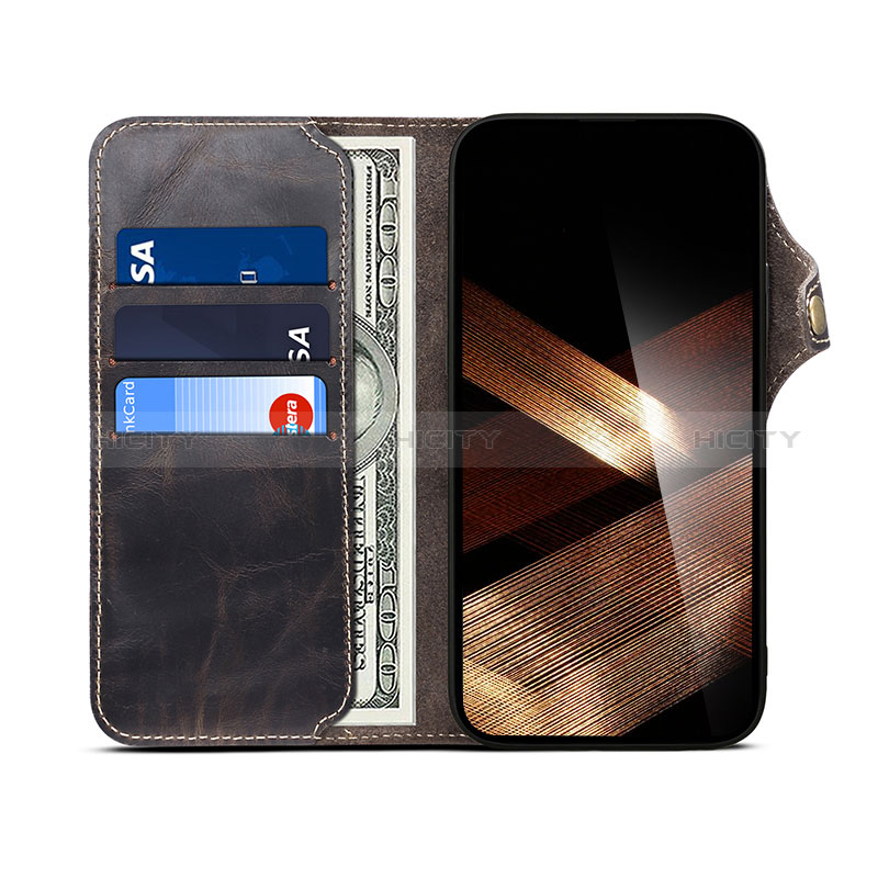 Custodia Portafoglio In Pelle Cover con Supporto MT1 per Apple iPhone 14 Pro Max