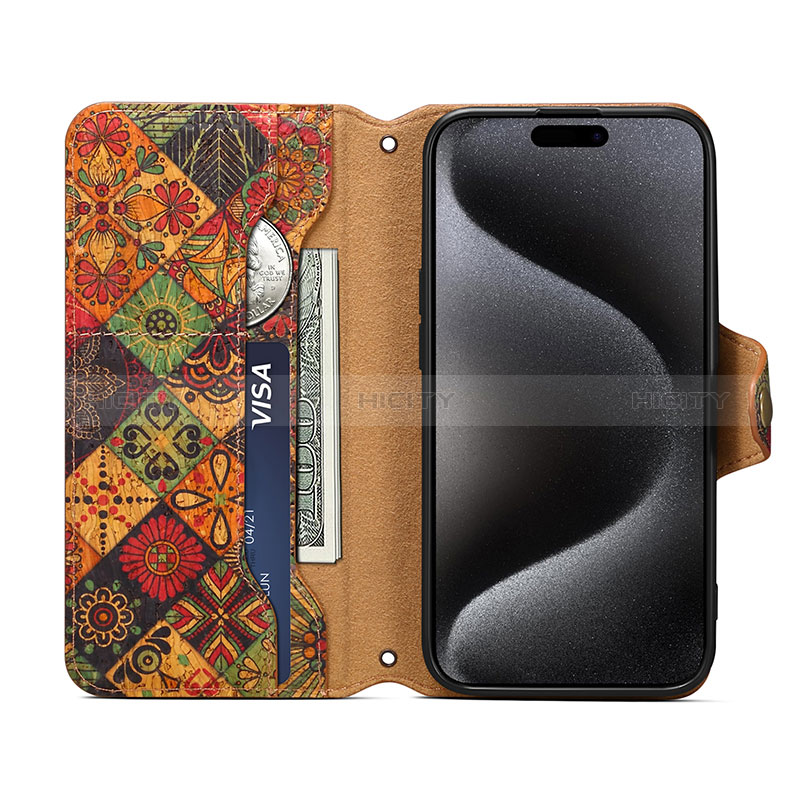 Custodia Portafoglio In Pelle Cover con Supporto MT3 per Apple iPhone 14 Pro Max