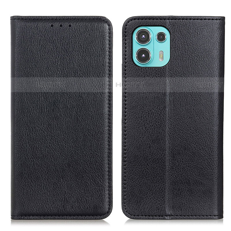 Custodia Portafoglio In Pelle Cover con Supporto N01P per Motorola Moto Edge 20 Lite 5G Nero