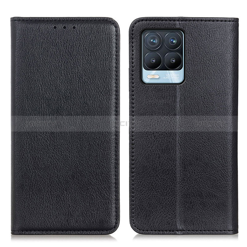 Custodia Portafoglio In Pelle Cover con Supporto N01P per Realme 8 Pro