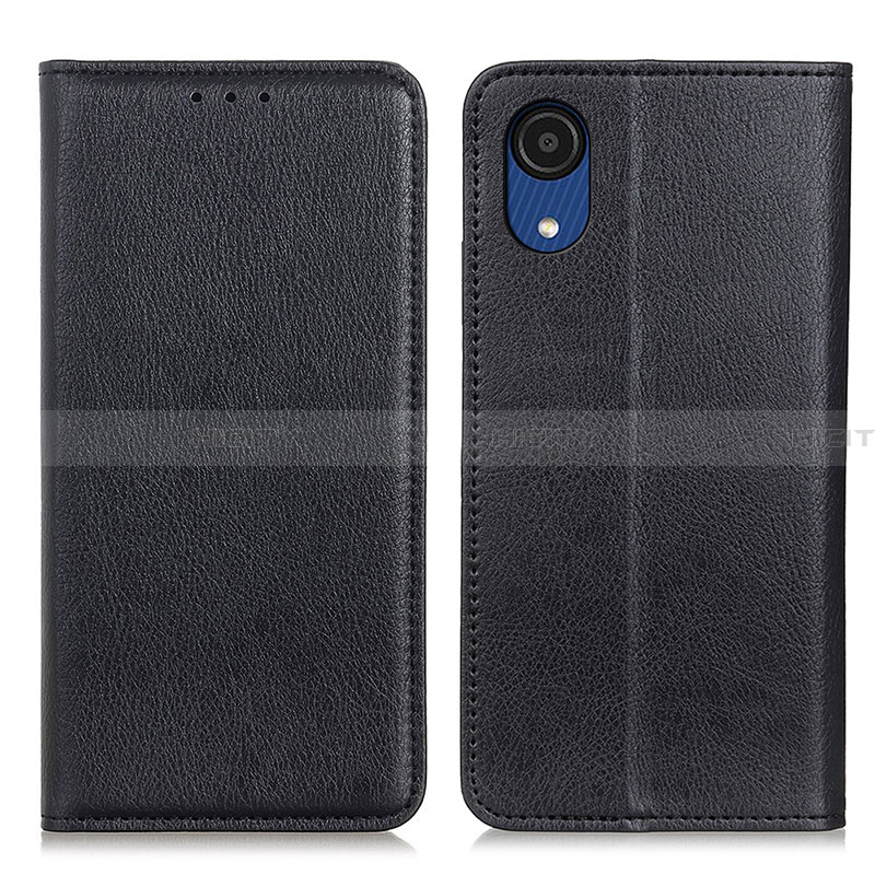 Custodia Portafoglio In Pelle Cover con Supporto N01P per Samsung Galaxy A03 Core