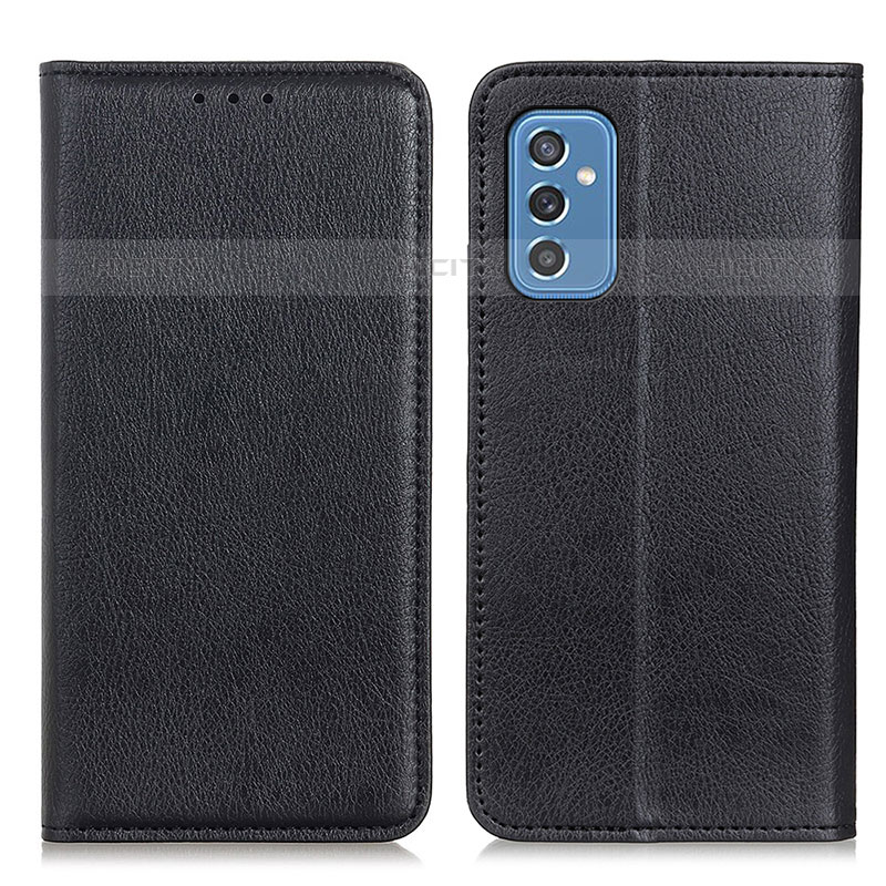 Custodia Portafoglio In Pelle Cover con Supporto N01P per Samsung Galaxy M52 5G Nero