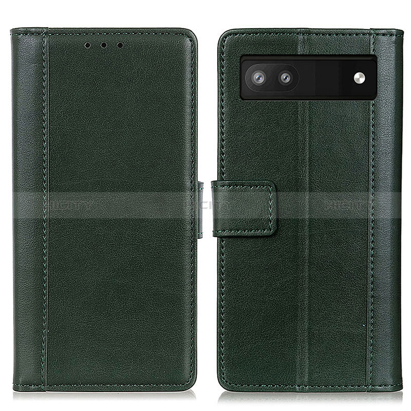 Custodia Portafoglio In Pelle Cover con Supporto N02P per Google Pixel 7a 5G