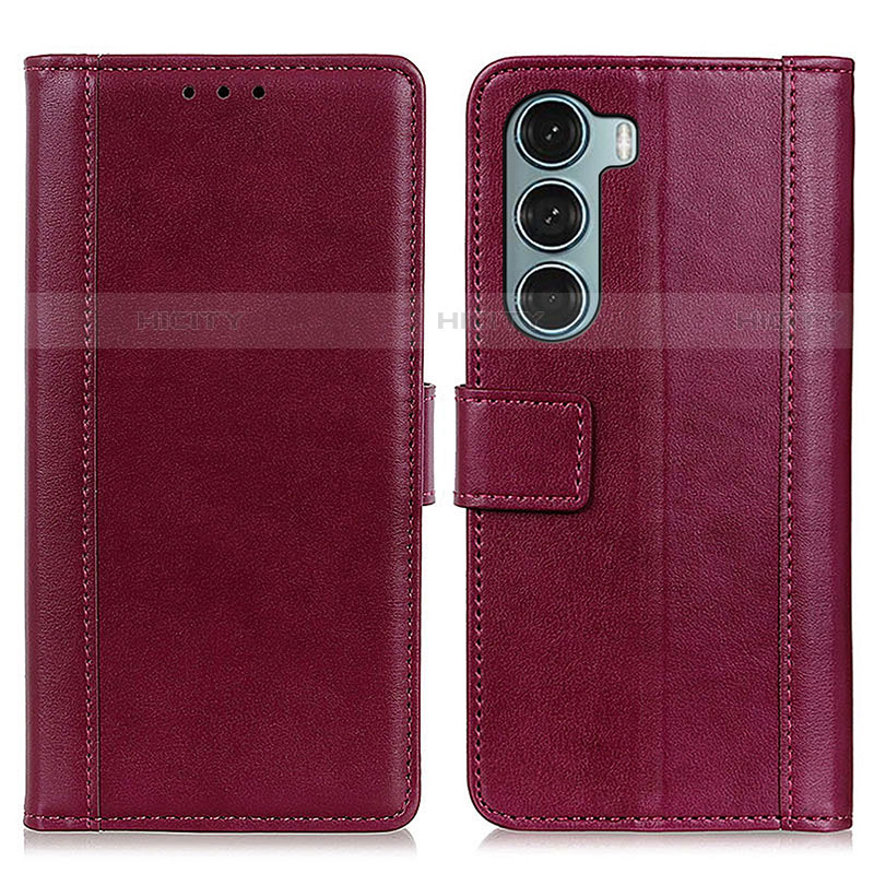 Custodia Portafoglio In Pelle Cover con Supporto N02P per Motorola Moto Edge S30 5G