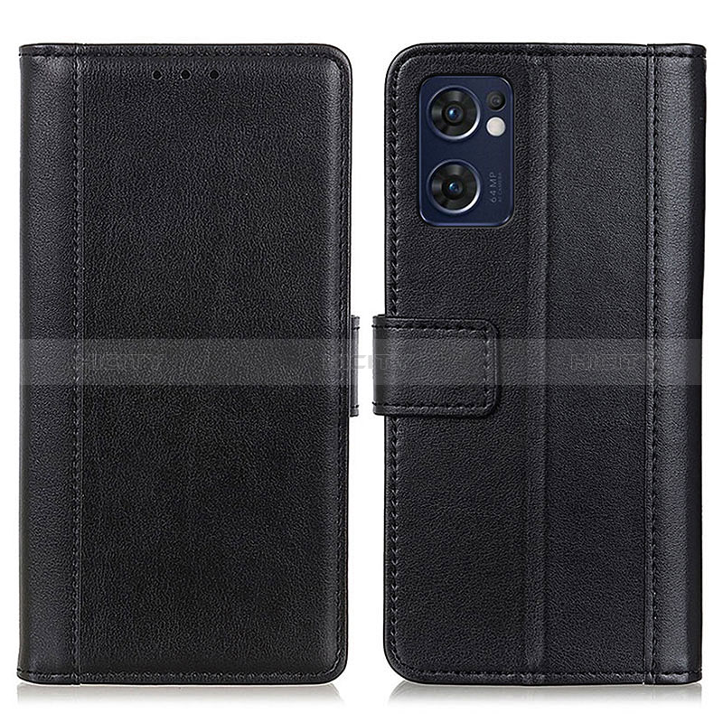 Custodia Portafoglio In Pelle Cover con Supporto N02P per Oppo Find X5 Lite 5G