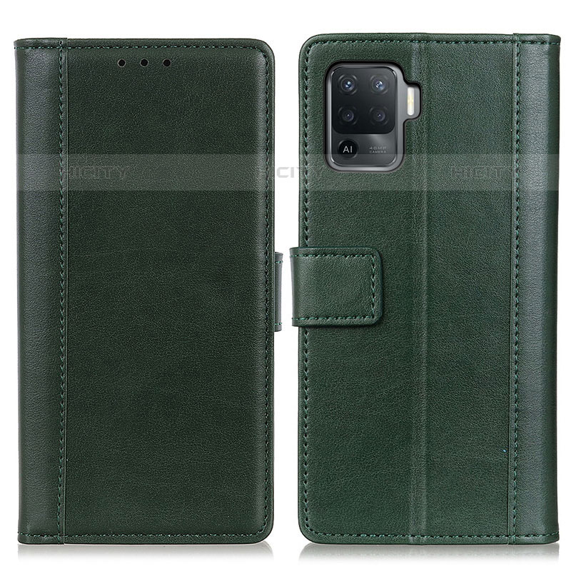 Custodia Portafoglio In Pelle Cover con Supporto N02P per Oppo Reno5 F