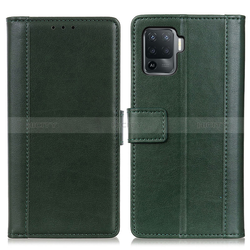 Custodia Portafoglio In Pelle Cover con Supporto N02P per Oppo Reno5 Lite