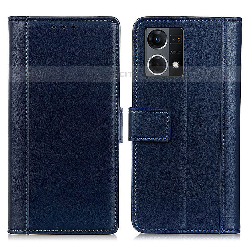 Custodia Portafoglio In Pelle Cover con Supporto N02P per Oppo Reno7 4G