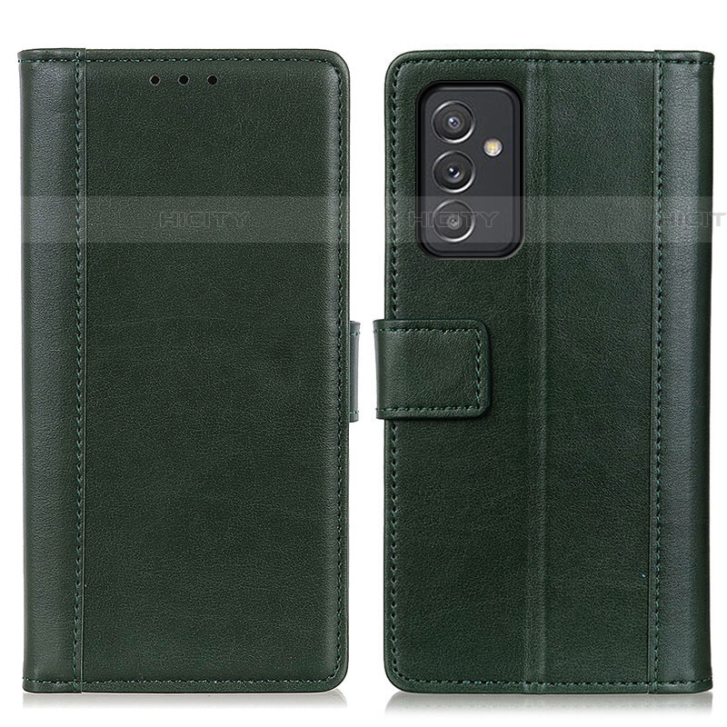 Custodia Portafoglio In Pelle Cover con Supporto N02P per Samsung Galaxy A05s Verde