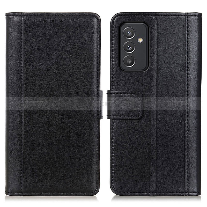 Custodia Portafoglio In Pelle Cover con Supporto N02P per Samsung Galaxy A15 LTE Nero