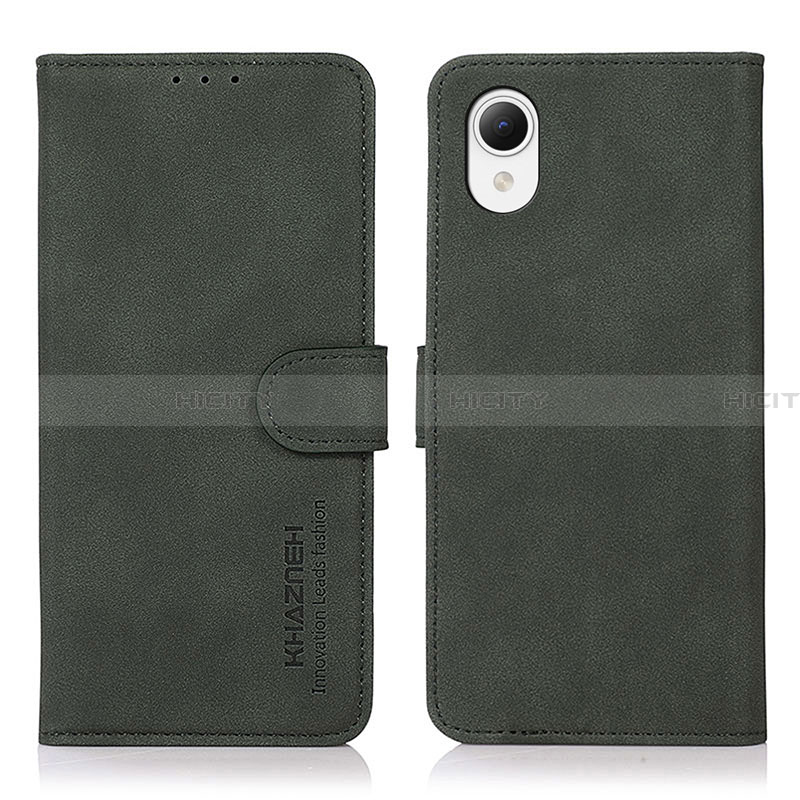 Custodia Portafoglio In Pelle Cover con Supporto N02P per Samsung Galaxy A23 5G SC-56C Verde