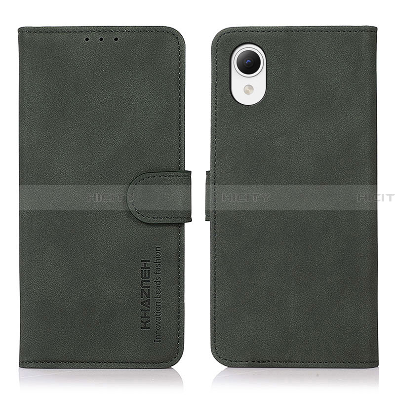 Custodia Portafoglio In Pelle Cover con Supporto N02P per Samsung Galaxy A23s Verde