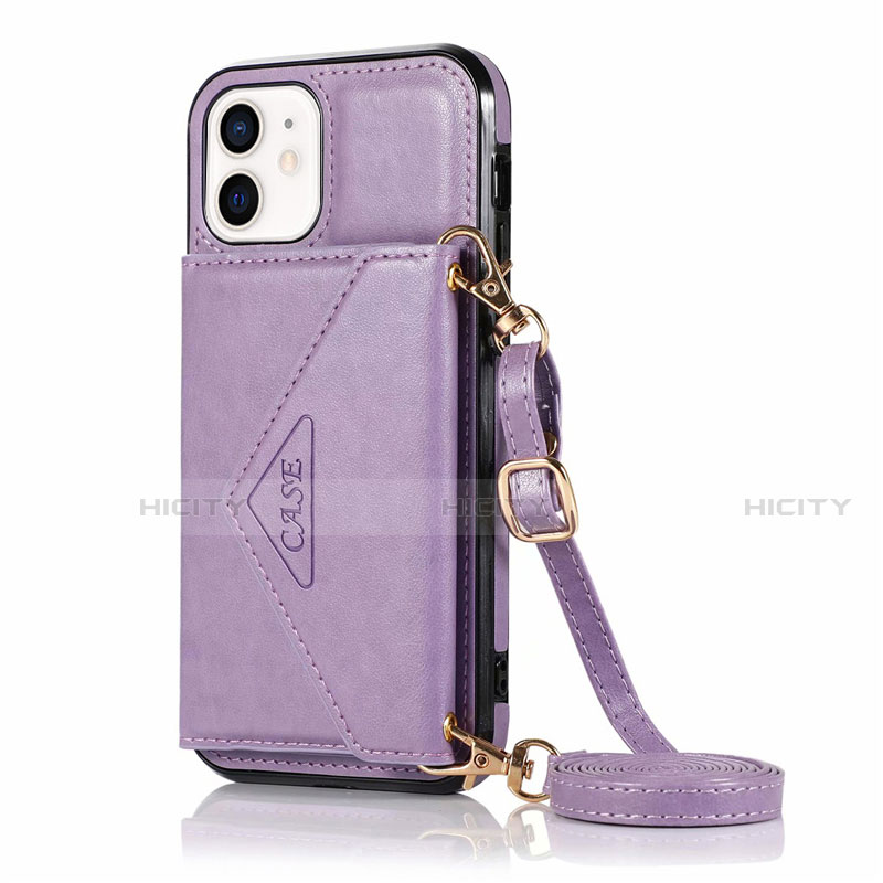 Custodia Portafoglio In Pelle Cover con Supporto N03 per Apple iPhone 12