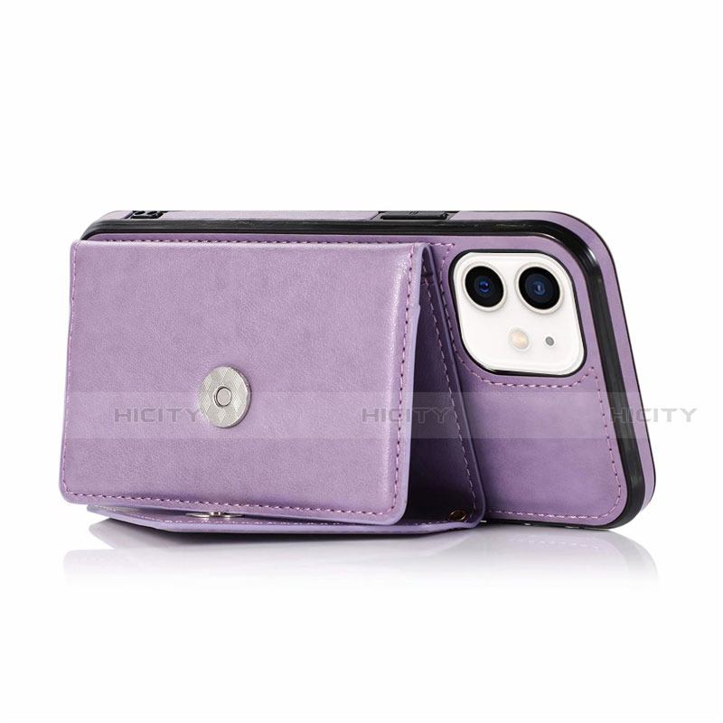 Custodia Portafoglio In Pelle Cover con Supporto N03 per Apple iPhone 12 Mini