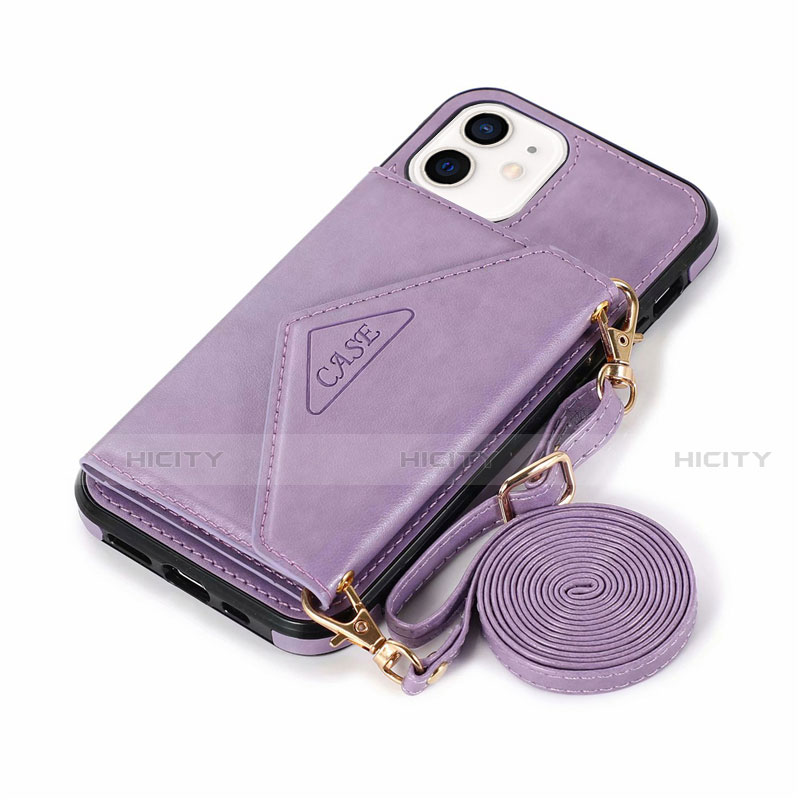 Custodia Portafoglio In Pelle Cover con Supporto N03 per Apple iPhone 12 Mini