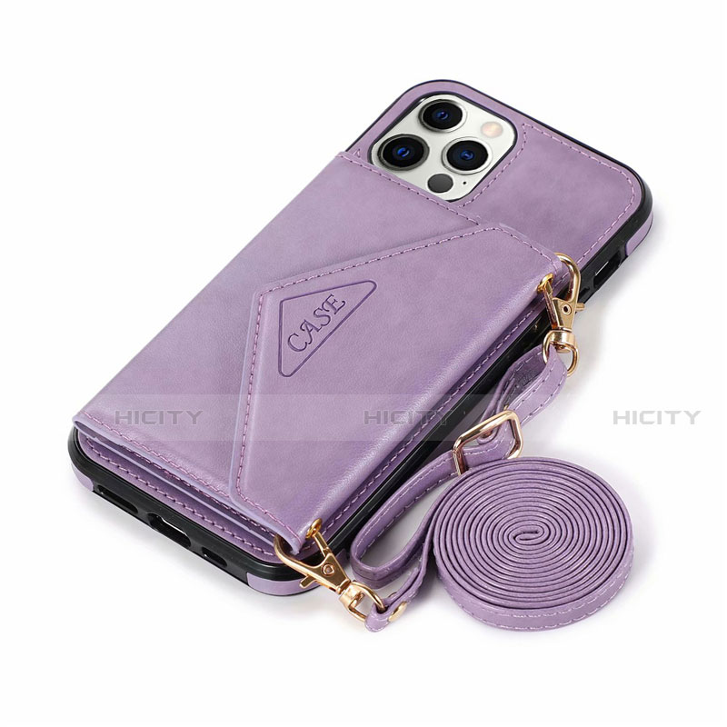 Custodia Portafoglio In Pelle Cover con Supporto N03 per Apple iPhone 12 Pro