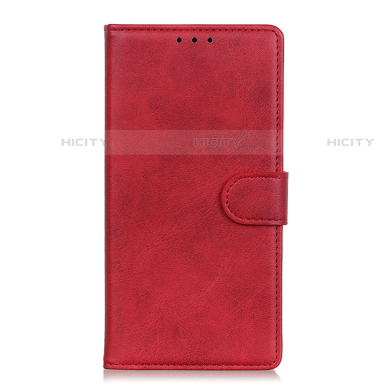 Custodia Portafoglio In Pelle Cover con Supporto N03 per Huawei P40 Pro Rosso