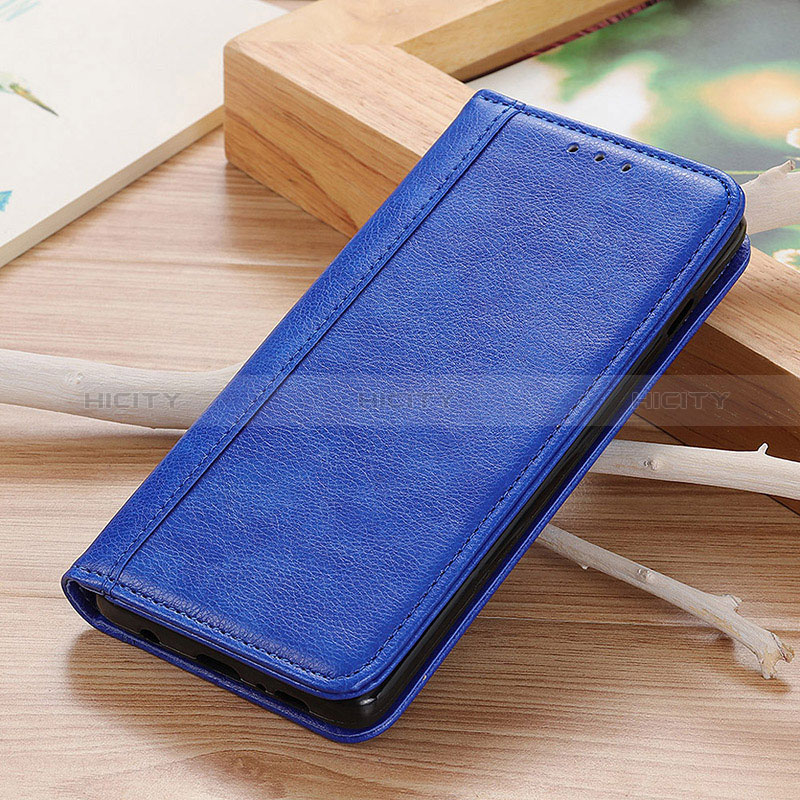 Custodia Portafoglio In Pelle Cover con Supporto N03P per Huawei Honor X6a Blu