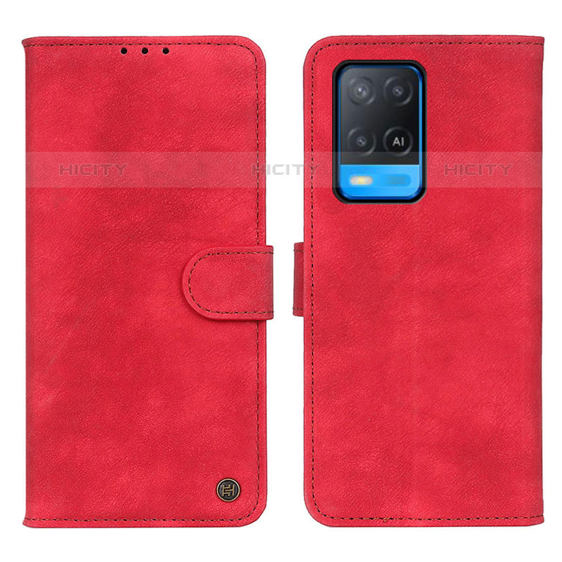 Custodia Portafoglio In Pelle Cover con Supporto N03P per Oppo A54 4G