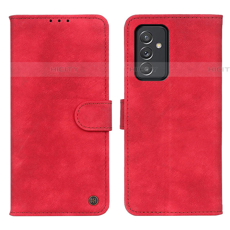 Custodia Portafoglio In Pelle Cover con Supporto N03P per Samsung Galaxy A24 4G Rosso