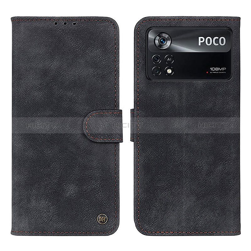 Custodia Portafoglio In Pelle Cover con Supporto N03P per Xiaomi Poco X4 Pro 5G