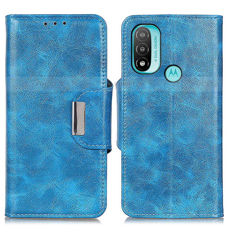 Custodia Portafoglio In Pelle Cover con Supporto N04P per Motorola Moto E30