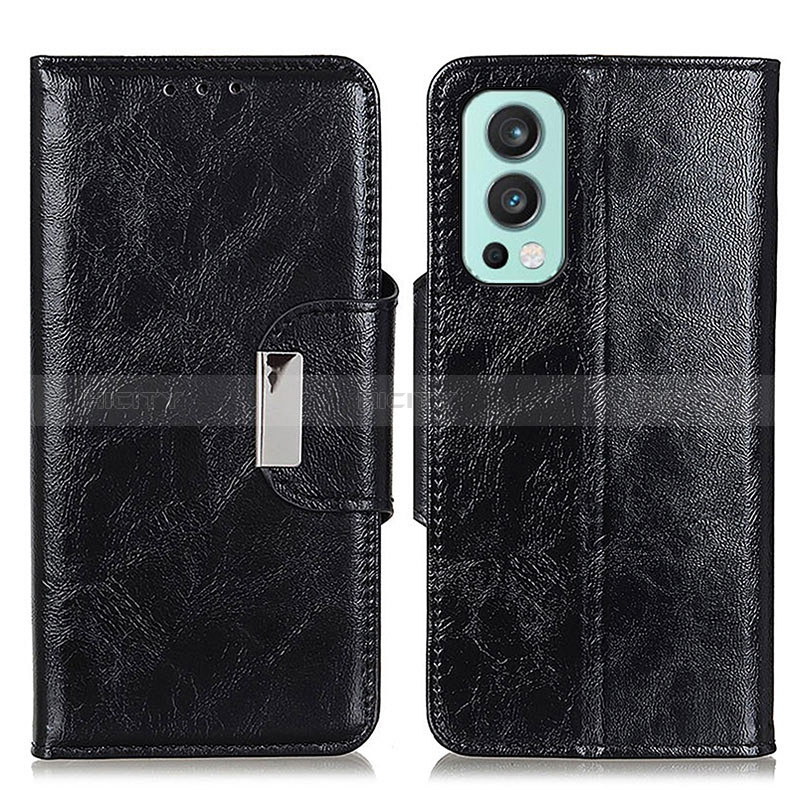 Custodia Portafoglio In Pelle Cover con Supporto N04P per OnePlus Nord 2 5G