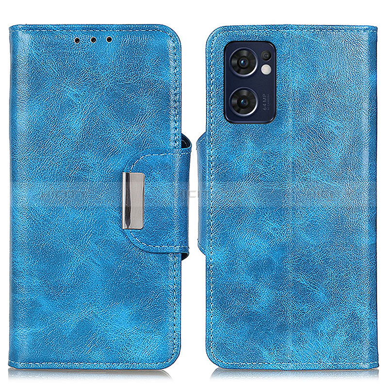 Custodia Portafoglio In Pelle Cover con Supporto N04P per OnePlus Nord CE 2 5G Cielo Blu