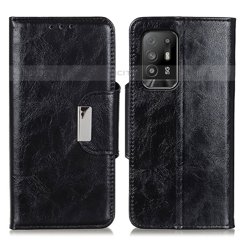 Custodia Portafoglio In Pelle Cover con Supporto N04P per Oppo A95 5G