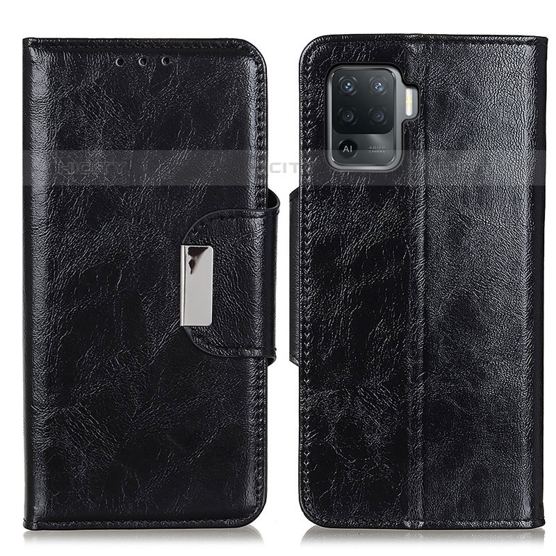 Custodia Portafoglio In Pelle Cover con Supporto N04P per Oppo Reno5 F