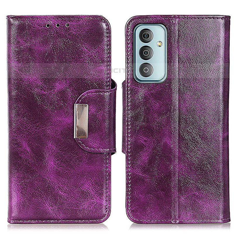 Custodia Portafoglio In Pelle Cover con Supporto N04P per Samsung Galaxy M23 5G Viola