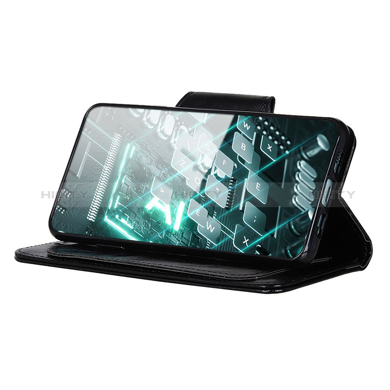 Custodia Portafoglio In Pelle Cover con Supporto N04P per Samsung Galaxy Quantum2 5G