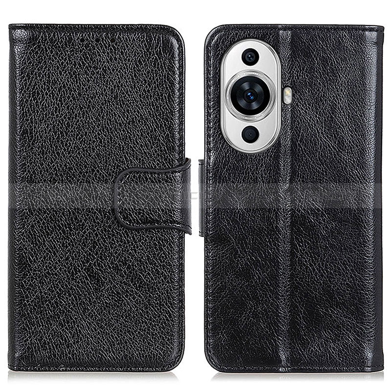 Custodia Portafoglio In Pelle Cover con Supporto N05P per Huawei Nova 11 Nero