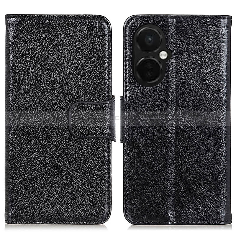 Custodia Portafoglio In Pelle Cover con Supporto N05P per OnePlus Nord CE 3 5G Nero